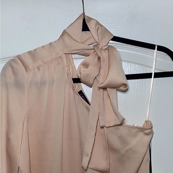 NWT MSRP $69 1. State Tie Neck One Shoulder Blouse Women's Size Small - Picture 5 of 10